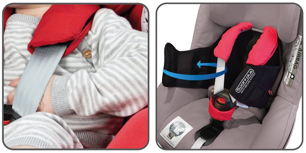 5 Point Plus Kinder Autositz Anti Escape Sicherheit System 15-30 Monate 